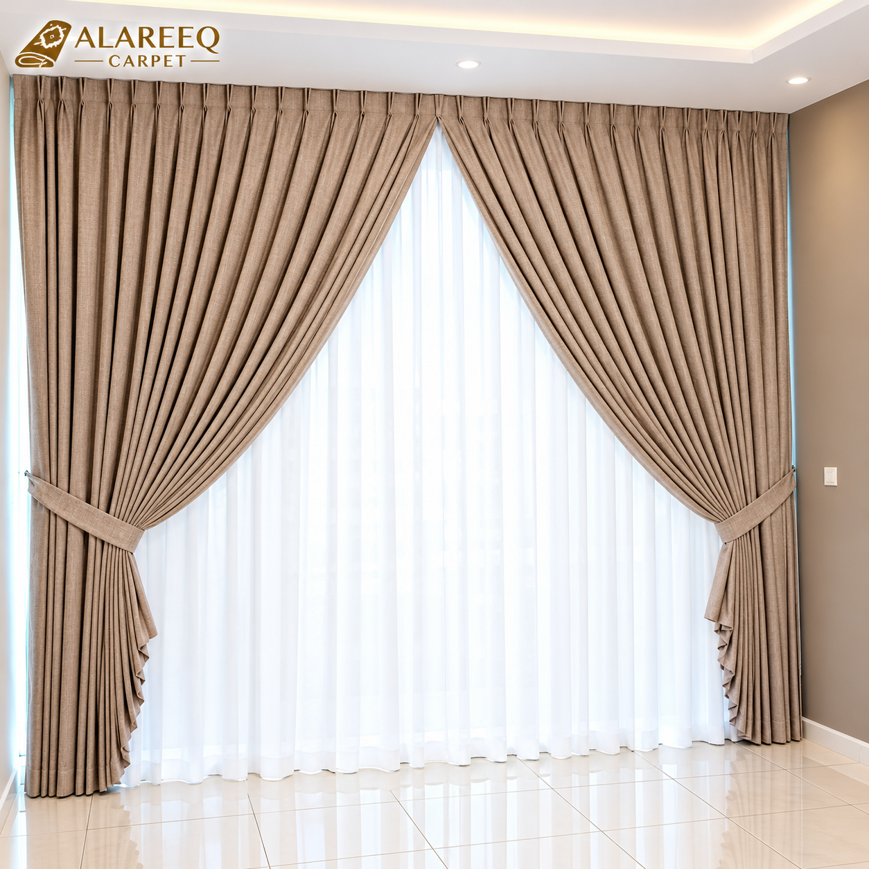 Luxury Classic Damask Curtain